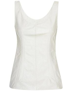 REMAIN Birger Christensen Sleeveless Tops - White