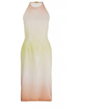 Gcds Pailletten Ombre Rückenfreies Midi-Kleid - Weiß
