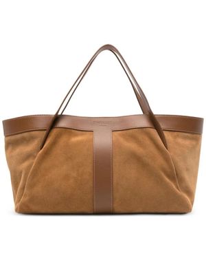 Twinset Tote Bags - Brown
