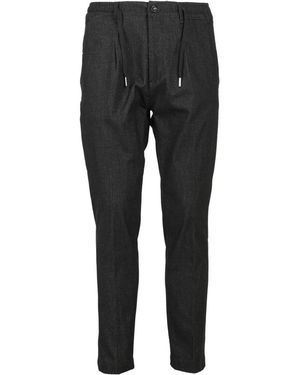 Cruna Slim-Fit Trousers - Black