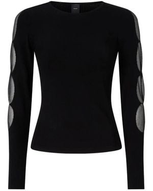 Pinko Round-Neck Knitwear - Noir