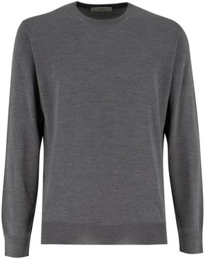 Mauro Ottaviani Elegant crew neck sweater - Grau