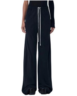 Rick Owens Wide Trousers - Blue