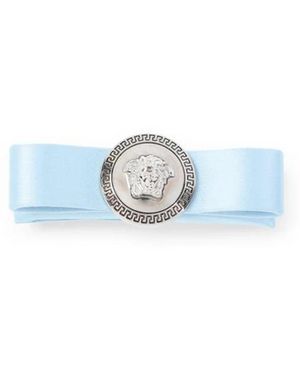Versace Accessoires ,Blauw ,Medusa-Head Haarband Met Strik