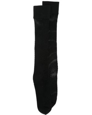 Comme des Garçons Ondergoed ,Zwart ,Nylon K501 Mesh-Knit Sokken
