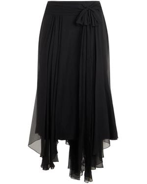 Alberta Ferretti Midi Skirts - Black