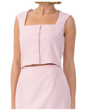 Kocca Sleeveless Tops - Pink