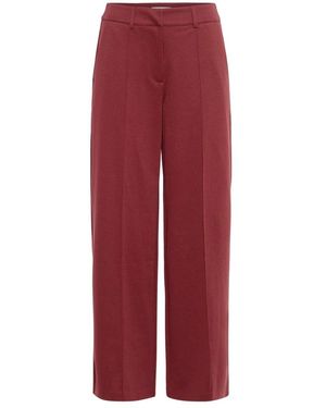 Ichi Broeken ,Bruin ,Wijde Broek - Rood