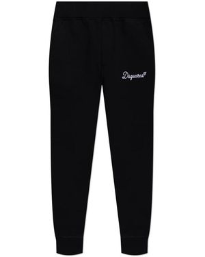 DSquared² Sweatpants Met Geborduurd Logo - Zwart