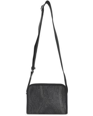 Etro Tassen ,Zwart ,Katoen Arnica Crossbody Camera Case