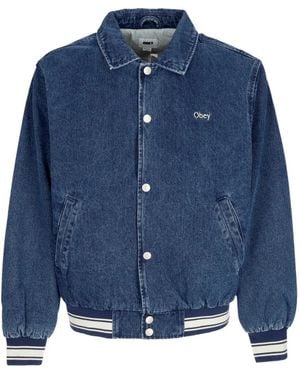 Obey Denim Jackets - Blue