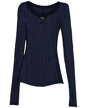Dorothee Schumacher Long Sleeve Tops - Blue