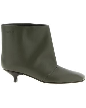 Vicini Heeled Boots - Green