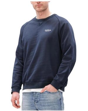 Anerkjendt Hoodies & Sweatvesten ,Blauw ,Katoen Aktin Japanese Sweat