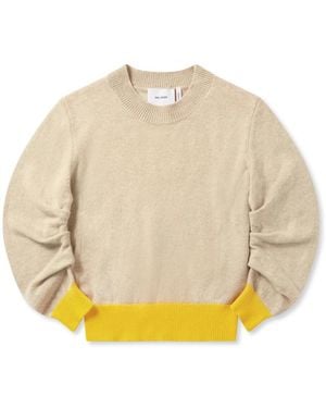 Axel Arigato Rina Gathered Sweater - Gelb