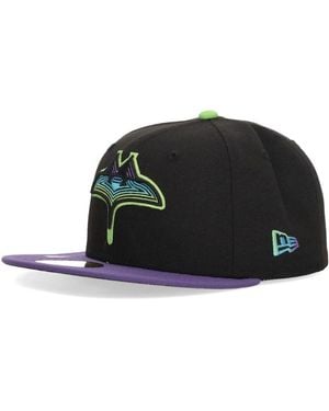 KTZ Tampa Bay Rays Flache Schirmmütze - Schwarz