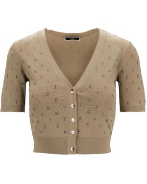 Elisabetta Franchi Cardigans - Marrone
