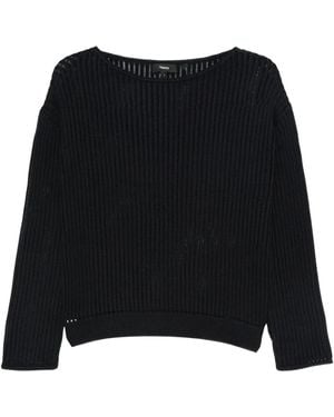 Theory Truien & Vesten ,Blauw ,Round-Neck Truien - Zwart