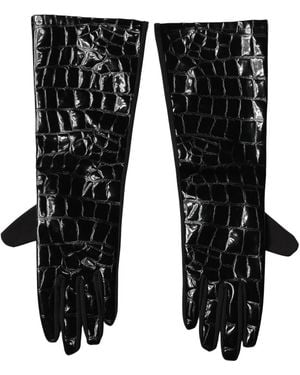 Dolce & Gabbana Kurze Handschuhe - Schwarz