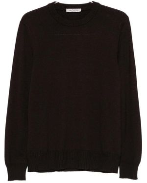 La Fileria Round-Neck Knitwear - Negro