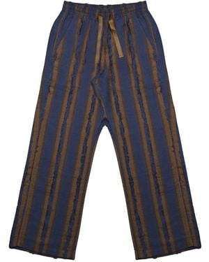 Needles Straight Trousers - Bleu