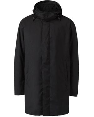 Emporio Armani Trenchcoat Im Parka-Stil - Schwarz