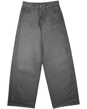 Nine:inthe:morning Gea Overcarrot Glitter Jeans - Grau