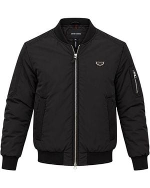 Antony Morato Regular-Fit Padded Bomber Jacket - Schwarz