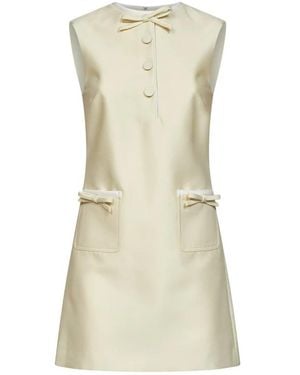 Self-Portrait Short Dresses - Natural