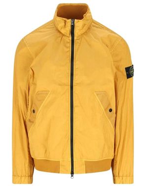 Stone Island Light Jackets - Geel