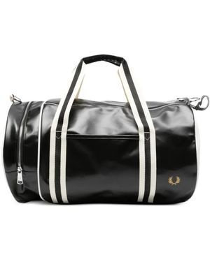 Fred Perry Classic Barrel Bag - Schwarz