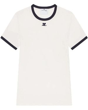 Courreges T-Shirts - Wit