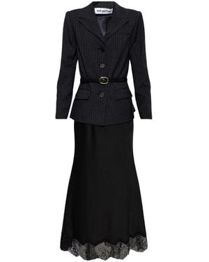 Self-Portrait Midi Dresses - Negro