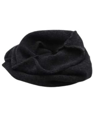 Isabel Benenato Winter Scarves - Negro