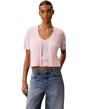 Calvin Klein Cardigans - Rojo