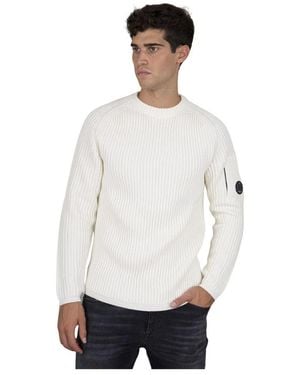 C.P. Company Round-Neck Knitwear - Blanco