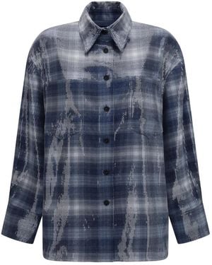 Pinko Orchidea Overshirt - Blau