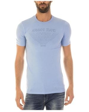 Armani Jeans T-Shirts - Blue