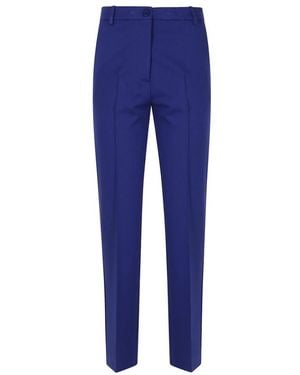 Semicouture Broeken ,Blauw ,Rechte Broeken
