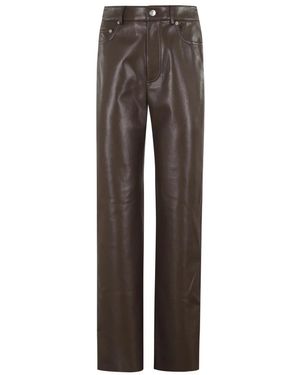 Nanushka Straight Trousers - Gris
