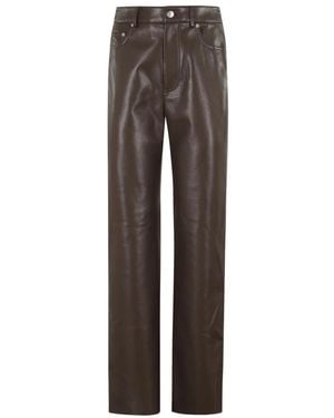 Nanushka Straight Trousers - Grigio
