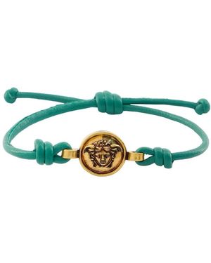 Versace Accessoires ,Groen ,Leer Medusa Leren Armband