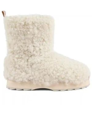 EMU Schoenen ,Wol Sharky Lo Teddy - Wit