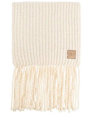 IRO Accessoires ,Katoen Fluffy Sjaal - Naturel