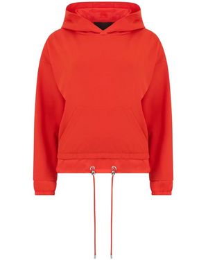 Moorer Hoodies & Sweatvesten ,Rood ,Katoen Katoenen Mix Jumpsuit