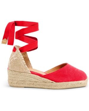 Castañer Wedges - Red