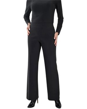 FRANK LYMAN Wide Trousers - Black