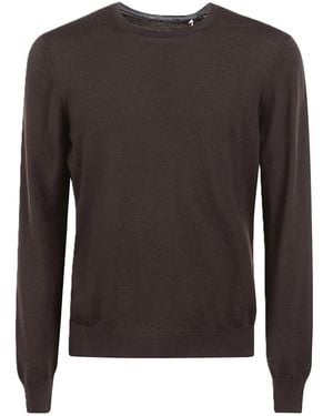 Paolo Fiorillo Round-Neck Knitwear - Brown
