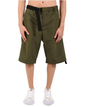 OAMC Peacemaker Belted Shorts - Groen