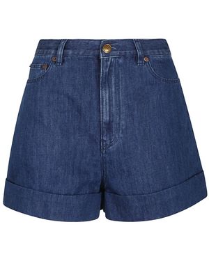 Valentino Garavani Denim Shorts - Blue